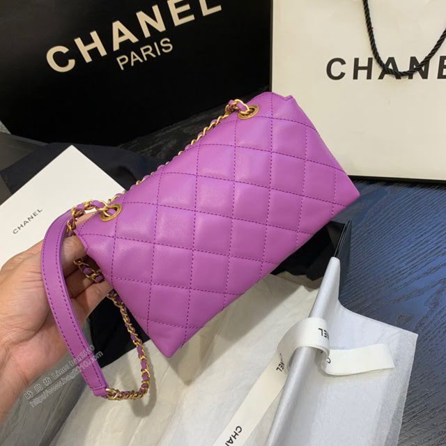Chanel女包 AS1490 Chanel鏈條女包 香奈兒2020年春夏爆款單肩斜挎字母包 小香最新火爆款  djc3925